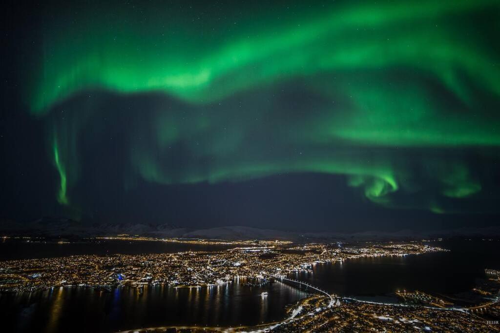 In The Heart Of The Aurora Borealis - Tromso City מראה חיצוני תמונה